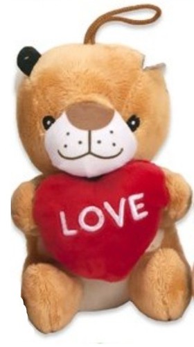 Peluche orsetto love - orsetto, cm