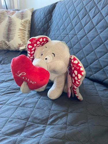 Elefante pupazzo peluche - , cuore
