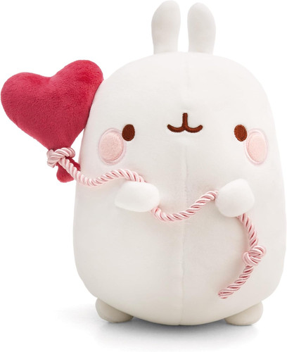 Peluchetto bianco con cuore - peluchetto,