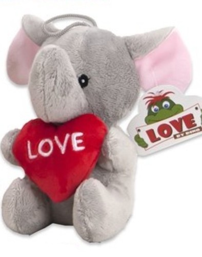 Peluche elefante love - peluche,