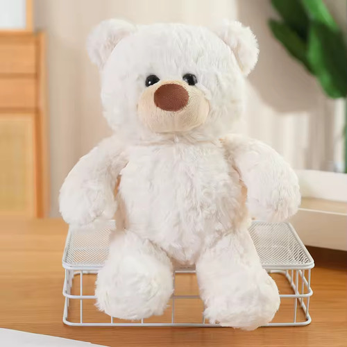 Orsacchiotto peluche bianco - peluche,