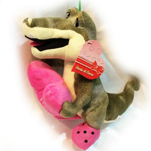 Peluche coccodrillo amore - amore, san